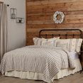 thumbnail image 2 of Piper Classics Market Place Gray Ticking Stripe Full/Queen Quilt Bedding, 2 of 8