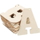 thumbnail image 3 of 66 piezas de letras de madera con diseño de virutas de madera, recortes de letras para manualidades DIY, 3 of 7