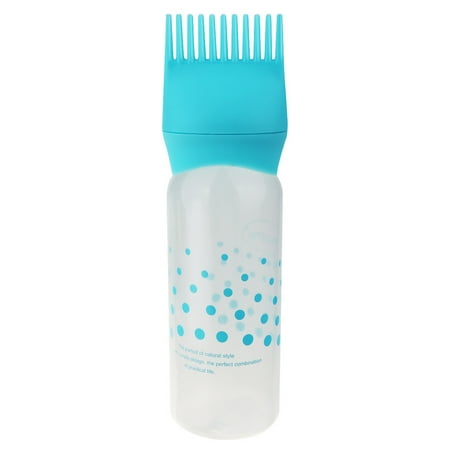 

Hot Hair Bottle Applicator Brush Dispensing Salon Hair Coloring Hair Washing Blue J