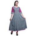 thumbnail image 1 of Bimba Robe Décontractée AnarkaliKurtiMaxi Imprimée IndianKurtisFor Women, 1 of 6