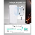 thumbnail image 3 of ESR Slim Magnetic Wallet Compatible with iPhone 12-17 Series & Select Samsung, 5-Card RFID-Blocking Holder with Magnetic Sticker, White, 3 of 10