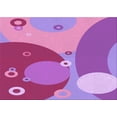 thumbnail image 1 of Ahgly Tapis Rectangulaire Lavable en Machine Intérieur Transitionnel Violet Violet, 8 Pieds x 10 Pieds, 1 of 7