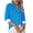 Blue, variant on WREESH Womens Fashion Button Down Shirts Business Casual Tops Lapel Solid Color Loose Fit Long Sleeve Tops Casual Everyday Single-Breasted Shirt Tops Yellow