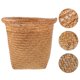 thumbnail image 4 of 1pc de paja tejido de paja asciendeket casera basura puede desperdiciar titular de la canasta de papel, 4 of 8
