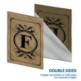 thumbnail image 3 of Anley Classic Monogram Letter F Garden Flag, Double Sided Family Last Name Initial Yard Flags - Personalized Welcome Home Decor - Weather Proof & Double Stitched - 18 x 12.5 Inch, 3 of 4