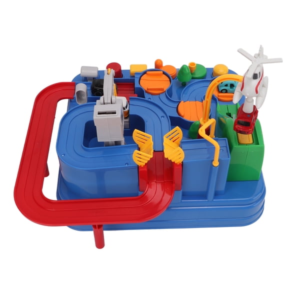 Children Rail Car, Educational Colorful ABS Plastic Funny Track Car Adventure for Holiday Gift for over 3 Years Old