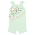thumbnail image 5 of Disney Classics Tinker Bell Newborn Baby Girls French Terry Romper and Headband Newborn to Toddler, 5 of 5