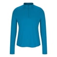thumbnail image 6 of Women's Quarter Zip Sun Shirt UPF 50+ Long Sleeve Athletic Top with Thumb Holes for Running Golf Fitness and Walking Exercise, 6 of 8