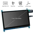 thumbnail image 4 of Hosyond 7 Inch IPS LCD Touch Screen Display Panel 1024Ã—600 Capacitive Screen HDMI Monitor for Raspberry Pi5/Pi4/Pi3/ZERO W, BB Black, Windows 10 8 7, 4 of 4