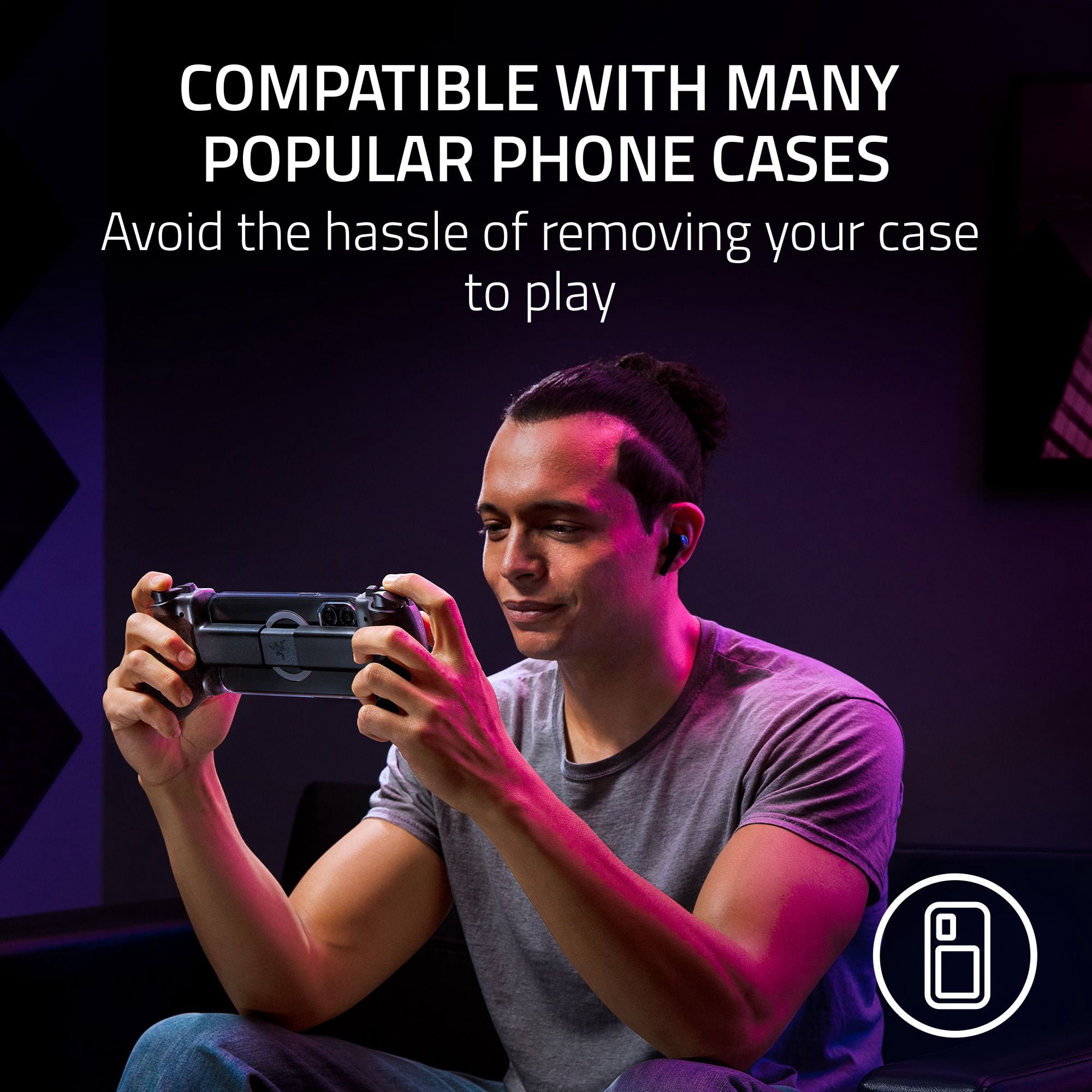 Razer Kishi Ultra USB C Gaming Controller for Android, iPhone, and iPad Mini - Black