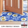 thumbnail image 3 of Blue Daisy Flower Lightblue Petals Pattern Door Rugs,Washable Non Slip Door Mats Indoor,Decorative Door Mats,Entry Mat Indoor for Entrance,Bedroom,Kitchen,Bathroom,17"x30", 3 of 6