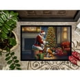 thumbnail image 2 of Basenji and Santa Claus Doormat 27 in x 18 in, 2 of 6