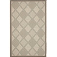 thumbnail image 2 of Safavieh Courtyard Shawn Geometric Indoor/Outdoor Area Rug, Beige/Dark Beige, 8' x 11', 2 of 8