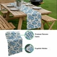 thumbnail image 5 of Blue Pumpkin Table Runner - 48 Inch Long, Kitchen Dining Table Runner Dresser Scarves, Thanksgiving Autumn Fall Leaf Flower Farmhouse Decor for Coffee Tables Wedding Party Banquet, 5 of 8