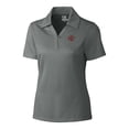 thumbnail image 2 of Women's Cutter & Buck  Gray Sacramento River Cats CB DryTec Genre Textured Solid Polo, 2 of 3