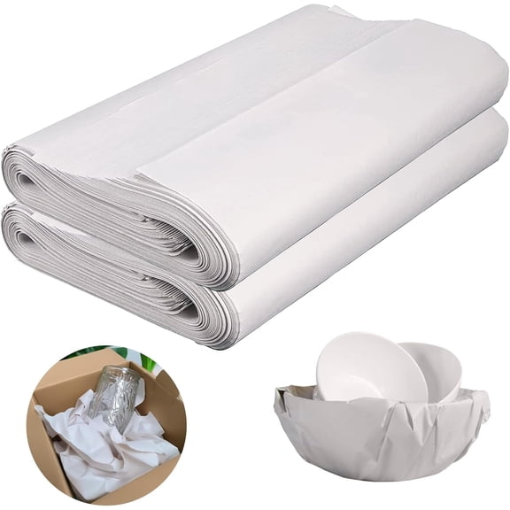 Packing Paper for Moving, Newsprint Packing Paper Sheets for Shipping Transportation,Wrapping, Fill the Moving Boxes and Protect Fragile Items (100 Sheets, 27”x15”)