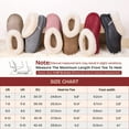 thumbnail image 5 of EverFoams Women's Micro Suede Cozy Memory Foam Winter Slippers with Fuzzy Faux Fur Collar and Indoor Outdoor Rubber Sole, 5 of 7