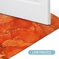 thumbnail image 3 of Bath Mat Rug Set 2 Piece, Super Absorbent Quick Dry Bathroom Rug Set, Non Slip Rubber Backed Bathroom Floor Mat for Tub Shower Sink (17"x24"+17"x24", Orange), 3 of 6
