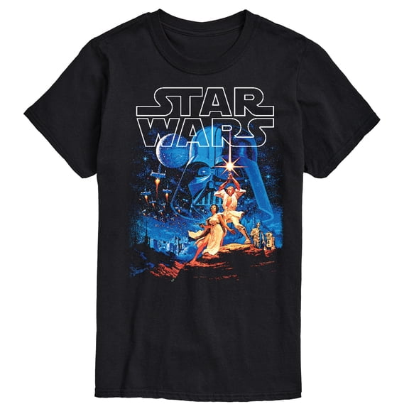 Star Wars - Art Poster - Men's Short Sleeve Graphic T-Shirt
