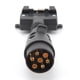 thumbnail image 5 of Adaptador De Remolque, Conexión Estable A Prueba De Agua Desmontaje Simple Enchufe Macho Redondo Duradero De 7 Pines A Enchufe Hembra Plano De 7 Pines Fácil De Instalar Para, 5 of 7