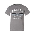 thumbnail image 2 of Wild Bobby City of Dallas Hockey Fantasy Fan Sports Men's T-Shirt, Heather Grey, XX-Large, 2 of 5
