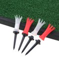 thumbnail image 4 of Soidarity Paquete de 6 accesorios de Golf para exteriores de 86mm/96mm para entrenamiento de Golf estructura estable de baja resistencia Tee de Golf Rojo, 4 of 6