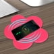 thumbnail image 5 of Resbalón anti 2 de la PU en forma de flor linda en 1 rosa de la alfombrilla de ratón de carga inalámbrica 5V1a 5V2A, 5 of 8