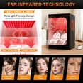 thumbnail image 6 of Sunyrisy 2-Person Portable Infrared Sauna Box, 2400W Total (2x1200W Steamers), Red Light Therapy, 6 of 8