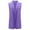 Purple, variant on Hpapadks Summer Blazers for Women Lightweight Formal Sleeveless Solid Long Temperament Commuting Suit Vest Jacket Beige L