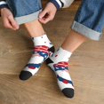 thumbnail image 3 of Sigee Gnome Independence Day for Crew Soft Moisture-wicking Socks ,Cushion Moisture Wicking Boot Socks for Men and Women, 3 of 7
