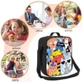 thumbnail image 5 of Picia Funny Cats Lunch box Lunch bag for men women Large capacity Lunchbox Reusable Lunch bags Insulated Lunch bag Lunch box cooler, 5 of 9