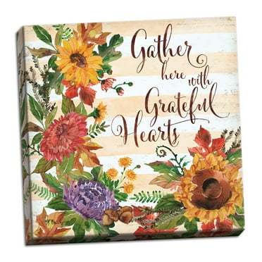 Gango Home Decor Modern Juliette Inspiration Fall by Paul Brent (Ready to Hang); One 12x12in Hand-Stretched Canvas