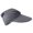Gray, variant on BadPiggies Women Sun Visor Hat Wide Brim UV Protection UPF 50+ Foldable Summer Beach Sport Cap Reversible (Rose Red)