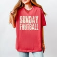thumbnail image 5 of Sunday Football Block Distressed - Women's Heavyweight Graphic T-Shirt, 5 of 11