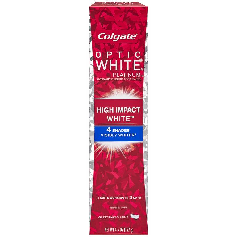 Colgate Optic White High Impact White Whitening Toothpaste - 4.5 Colgate Optic White High Impact White Whitening Toothpaste - 4.5