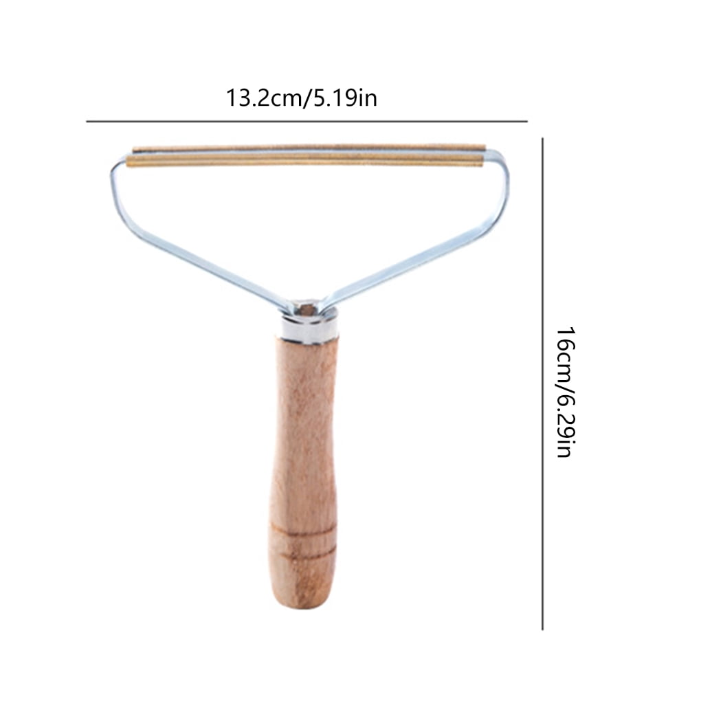 Wood Lint Remover Manual Clothes Cleaning Fuzz Shaver MultiFabric