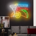 thumbnail image 2 of Craftnamesign Tacos & Tequila Neon Sign Decor, Tacos Restaurant Led Light, Tequila Wall Sign, 2 of 5