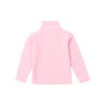 thumbnail image 3 of renvena Boys Girls Turtleneck Tshirt Cotton Long Sleeve Shirt Solid Color Warm Tee Tops Size 1-8 Pink 4-5, 3 of 7