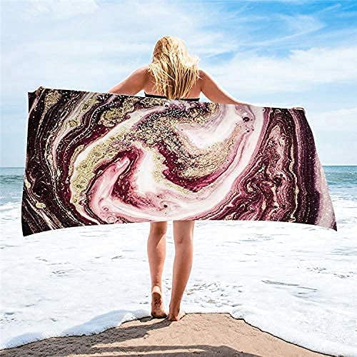 GDAKE Beach Towel,Microfiber Beach Towels,Quick Dry Towel for Swimmers