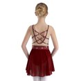 thumbnail image 2 of Miaeowve Justaucorps de Danse Ballet Scintillants pour Filles Robe de Danse Lyrique en Maille Transparente Bourgogne 12, 2 of 7
