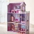 thumbnail image 6 of Olivia's Little World- 12" Pink Dreamland Tiffany Dollhouse with Matching Pink Accessories, Mixture of MDF, Solid Wood (Eco - Friendly), 6 of 12