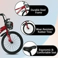 thumbnail image 5 of ICEELF 20 inch Kids Bike, Carbon Steel Frame, Dual Brakes, Adjustable Seat, Kickstand for Boys Girls Ages 3-12, 5 of 9