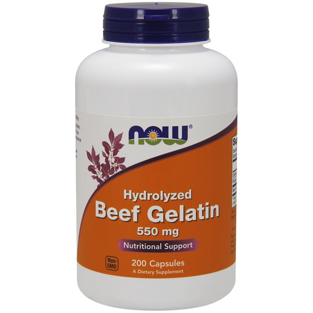 NOW Supplements, Beef Gelatin 550 mg, Hydrolyzed, Nutritional Support