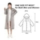 thumbnail image 2 of Chubasquero, paquete de 2 chaquetas de lluvia EVA portátiles, poncho, impermeables, con capucha y mangas, equipo de lluvia reutilizable, 2 of 5