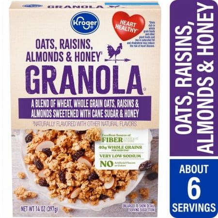 KR Oats Raisins Almonds & Honey Granola