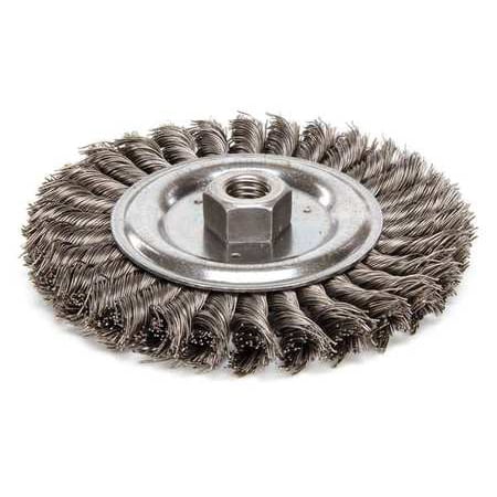 

WEILER Twist Wire Wheel Brush Threaded Arbor 8916
