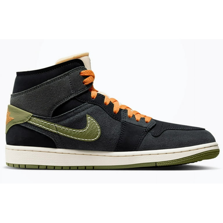 Men's Jordan 1 Mid SE Craft Anthracite/Sky J LT Olive (FD8617 003