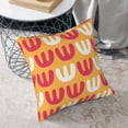 thumbnail image 6 of Square Throw Pillow Covers with Core, Colorful Grass Graffiti Pillows for Sofa Beds, 16"x16", 6 of 9