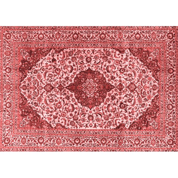Ahgly Company Indoor Rectangle Persian Red Traditional Area Rugs, 8' x 12'
