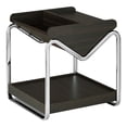 thumbnail image 2 of Furniture of America Ovan Open Design 1-Shelf Wood Wenge End Table, 2 of 6
